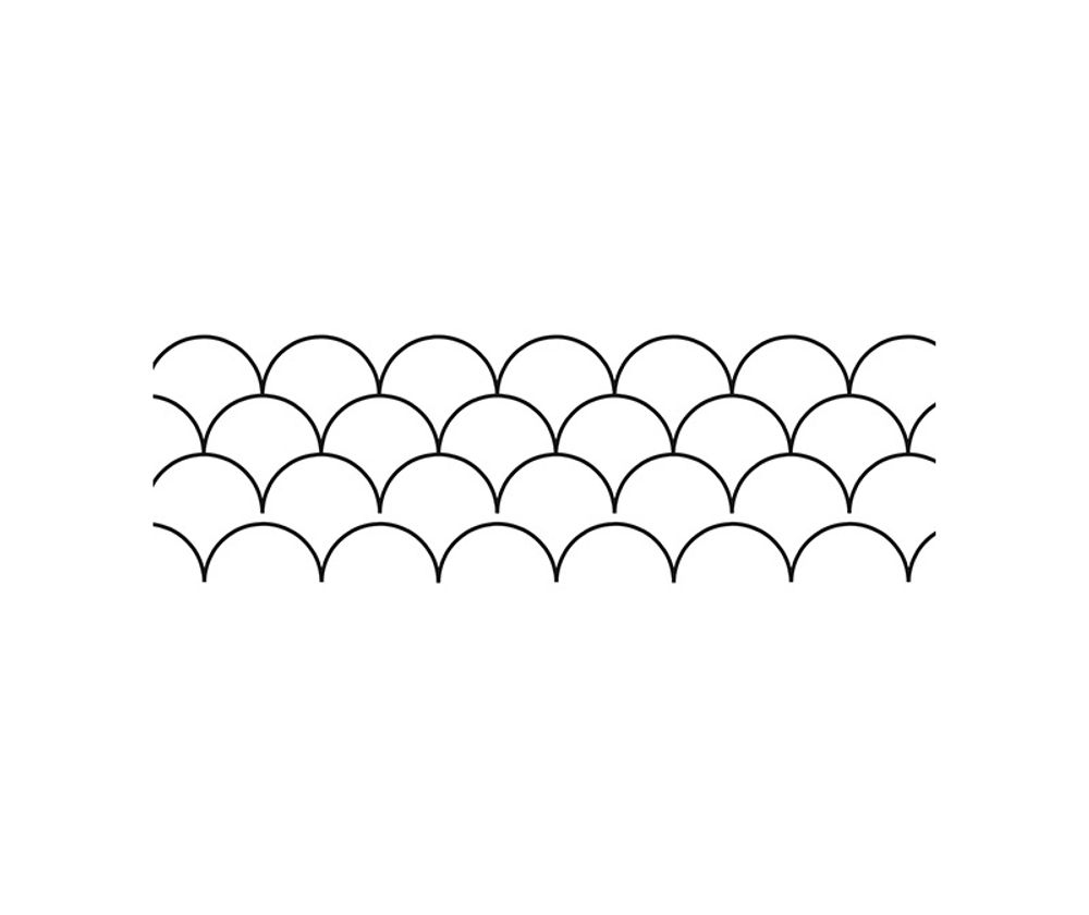 Шаблон "Ракушки" Handi Quilter, HG00316, Handi Quilter, 1 шт