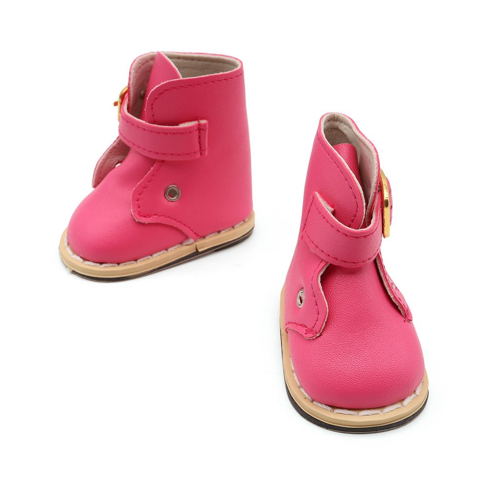 Ботиночки для кукол 7.5х4.2х6 см, 1 пара, Astra&amp;Craft, цв. темно-розовый, SH-0024