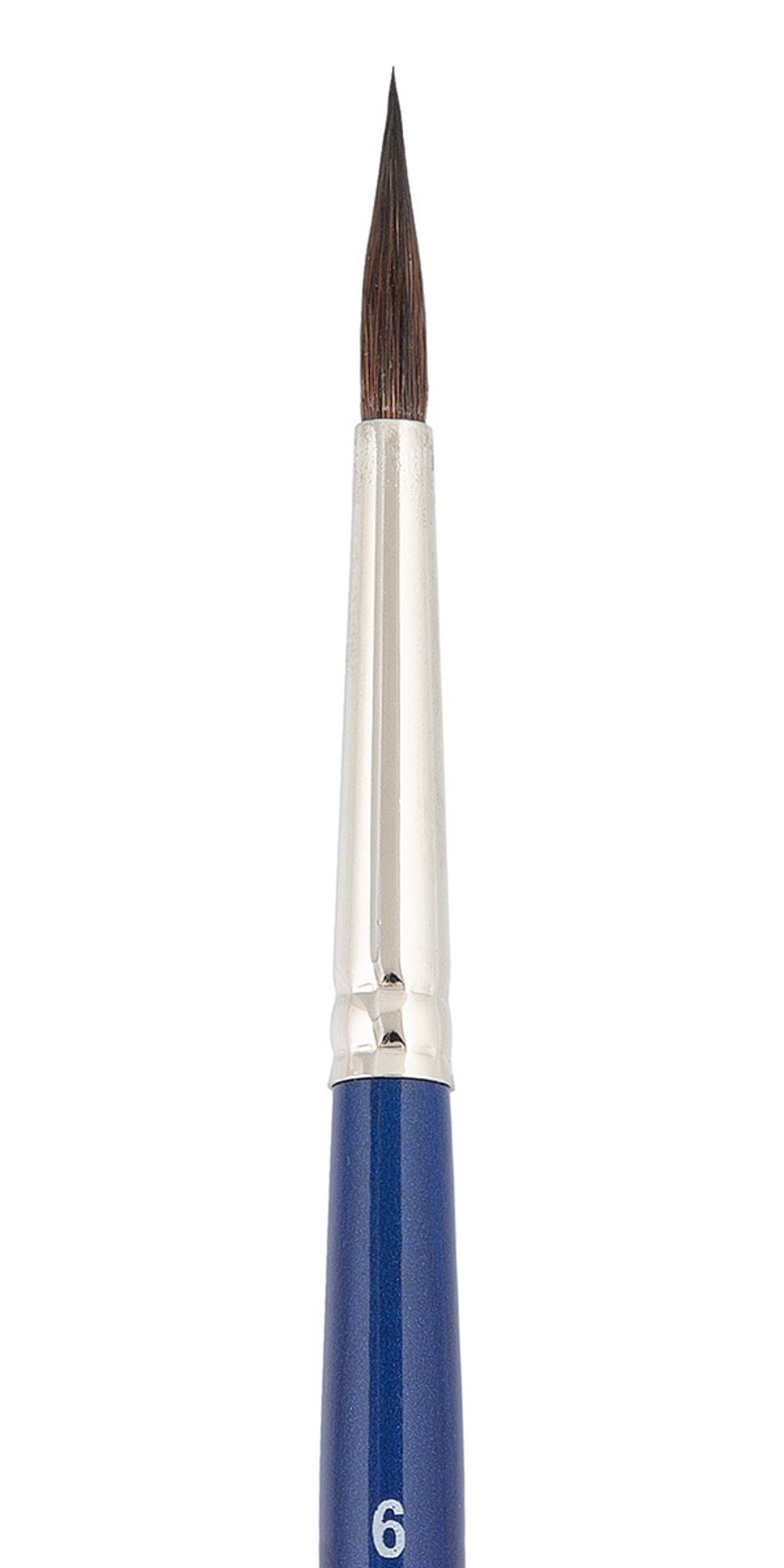 Кисть белка круглая №06, 10 шт, короткая ручка, Vista-Artista 10211-06