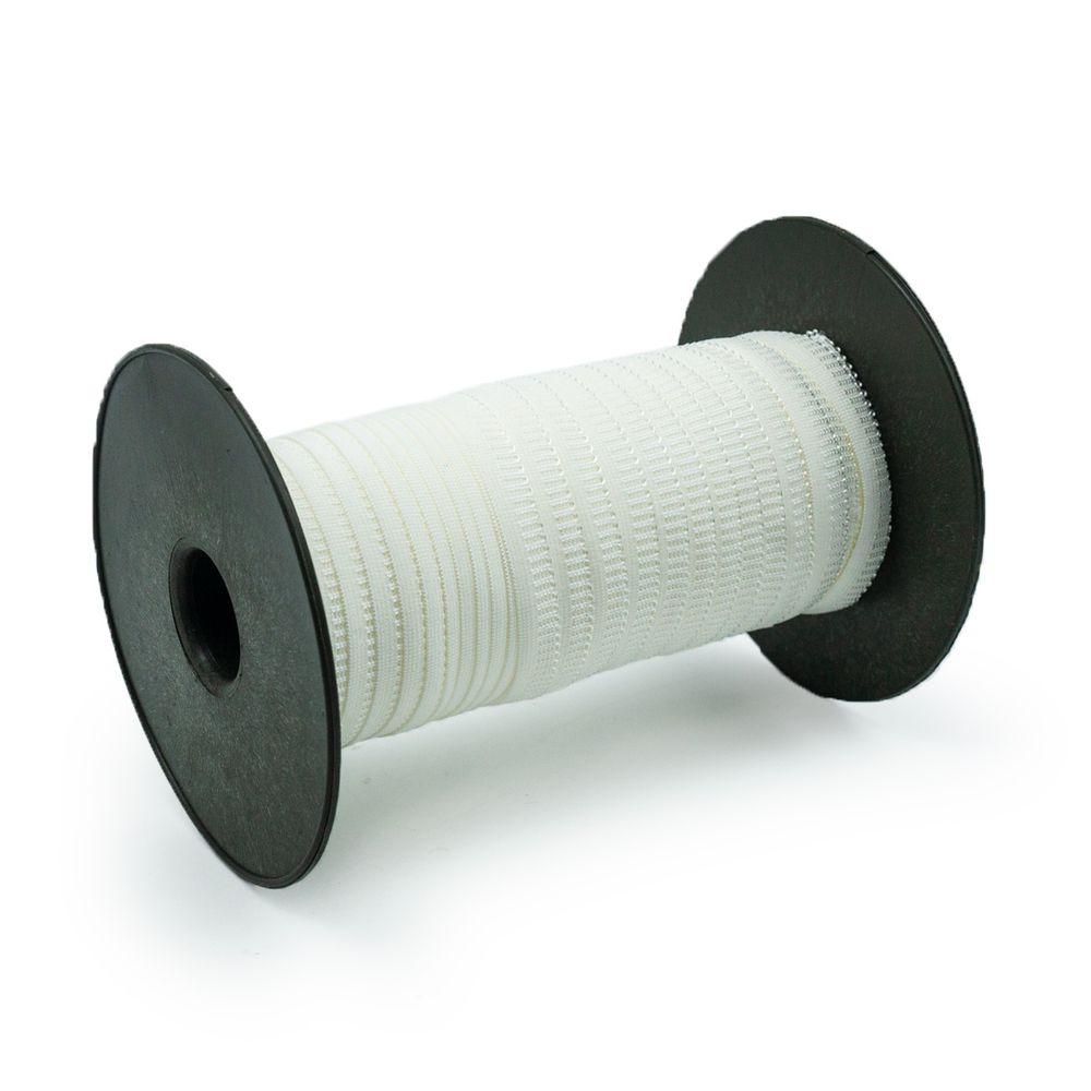 Резинка бельевая (ажурная) 10.0 мм / 50 метров, молочный, 0310/49