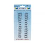 Крючки плательные 1х13 мм, 24 шт, черный, Gamma HE-1