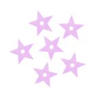 Пайетки фигурные звездочки 13 мм, Астра 10г, 319 св.-розовый Перламутр, уп.10 шт