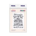 Набор для вышивания нитками Panna Живая картина JK-2221, Правила нашего дома, 29х22 см