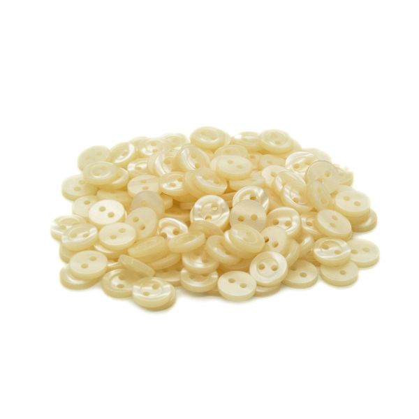 Пуговицы 2 прокола 18L, 11 мм, (col. 31 (молочный)), CB-M-10, 144 шт