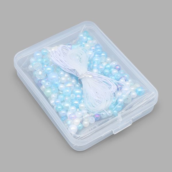 Набор бусин для рукоделия, творчества, микс, Astra&Craft (голубой)
