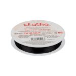 Проволока для бисера ⌀0.25 мм, 50 метров, 06 черный, Zlatka DGB-S025