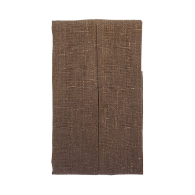 Нижняя сторона наволочки с молнией,100% лен, 45х45см (темно-коричневый), PLC-1