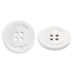 Пуговицы 4 прокола 36L (белый), 36 шт