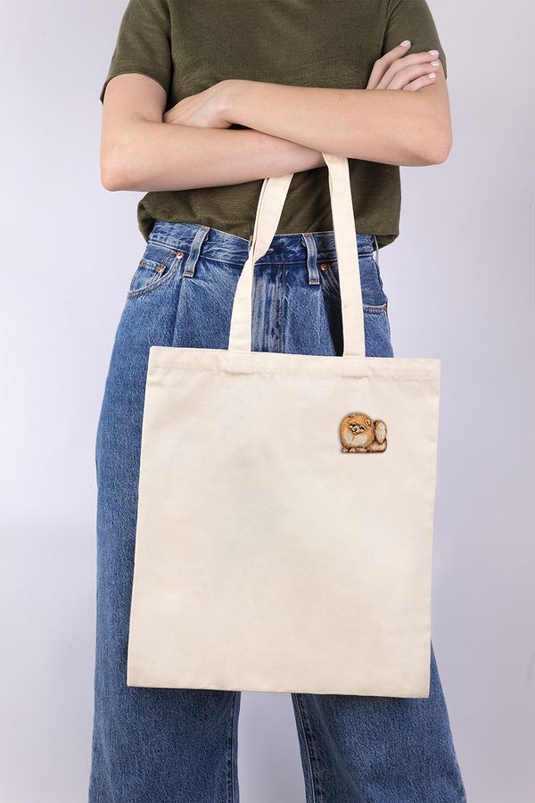 Набор для вышивания нитками Panna Живая картина JK-2345, Брошь. Шпиц Лаки, 6х5 см