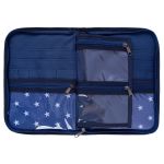 Органайзер для спиц и крючков 27.5х20.5х3 см, ткань нейлон, 04 звезды, Gamma OGN-02