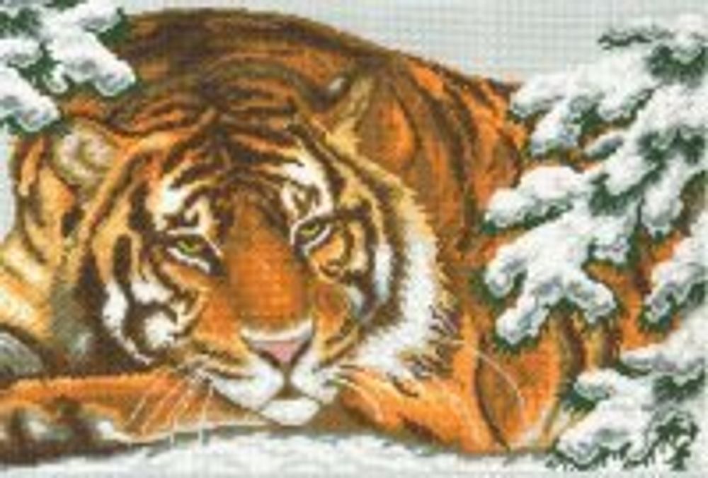 Матренин Посад, Амурский тигр 37х49 см