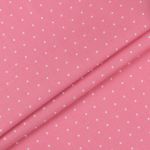 Ткань для пэчворка Peppy Бабушкин сундучок, отрез 50х55 см, 140 г/м², БС-54 горох розовый, Peppy