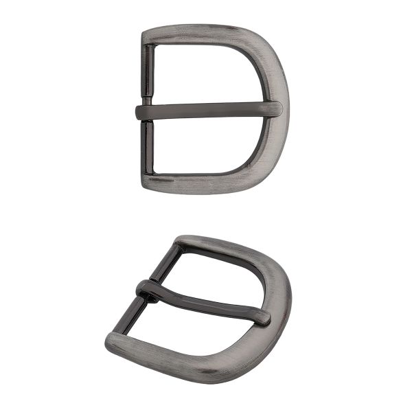 Пряжка ременная металл 35 мм (T.Nickel) MR121, 3 шт