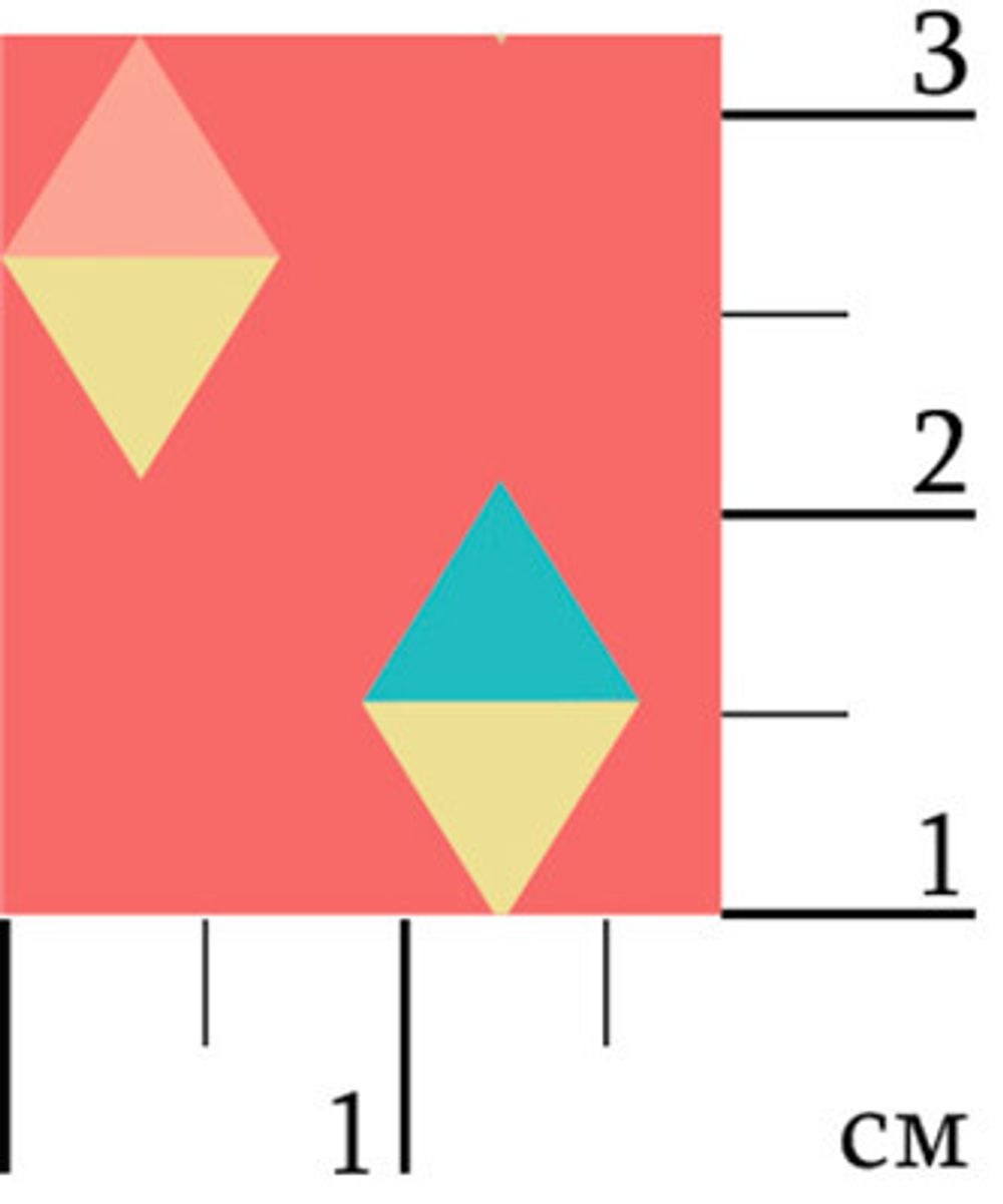 Ткань для пэчворка Peppy Грамотейка, рулон 112 см / 5 метров, ГР-10 ромбы красный, Peppy