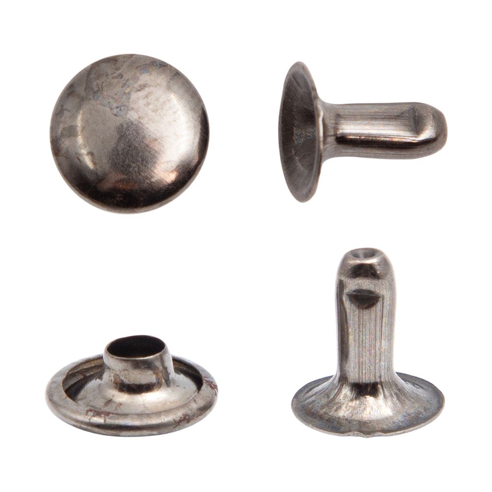 Хольнитены ⌀9 мм, h=9 мм, сталь, New Star №33.5, чер.никель, уп≈2000 шт