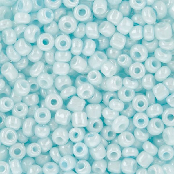 Бисер Zlatka 11/0 (2.1 мм), 100 г (10х10 г), №0967 св.голубой, GR