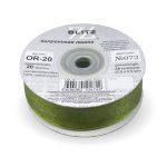 Лента капроновая (органза) 20.0 мм / 22.8±1 метра, 073 т. оливковый, Blitz OR-20