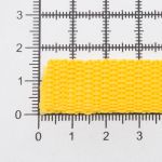 Стропа (ременная лента) 15 мм / 25 метров, толщ. 1.0 мм, [7.9 г/пог.м], 100% п/п, 2 желтый
