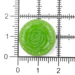 Пуговицы на ножке Розочки, 10 шт (29 зеленый)