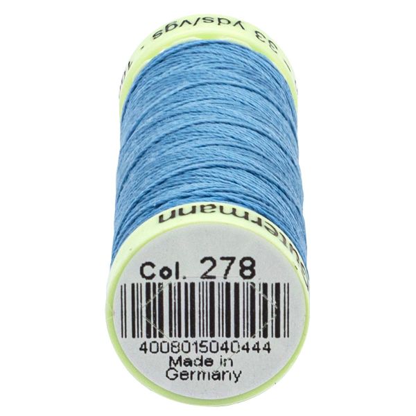Нитки отделочные Gutermann Top Stitch, 30м, 278 небесно-голубой, 5 катушек