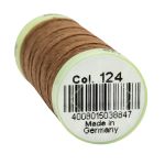 Нитки отделочные Gutermann Top Stitch, 30м, 124 золотисто-коричневый, 5 катушек