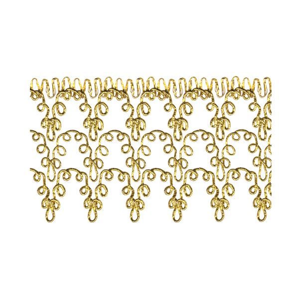 Тесьма металлизированная MTR-09 58 мм, 22.5 м, золото, Gamma