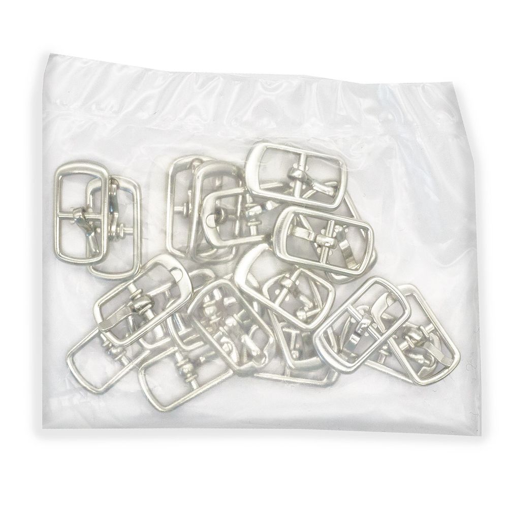 Пряжка 8 мм никель мет, 20 шт