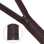 Молния трактор Arta Т6 (6 мм) 1 зам., разъем., 50 см, цв. 068 т.коричневый, уп.5 шт