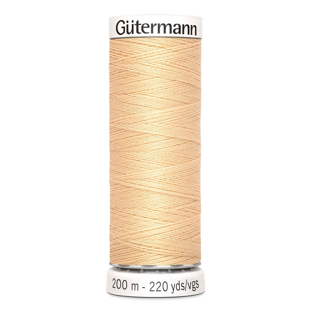 Нитки универсальные Gutermann Sew-all 100 (200 метров), 5 кат. | 006 кремово-бежевый