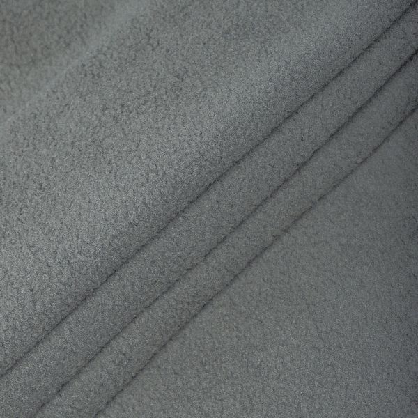 Флис 2-сторонний 190 г/м², 150 см / 2 метра, TBY-0059-307.2, цв.S307 серый