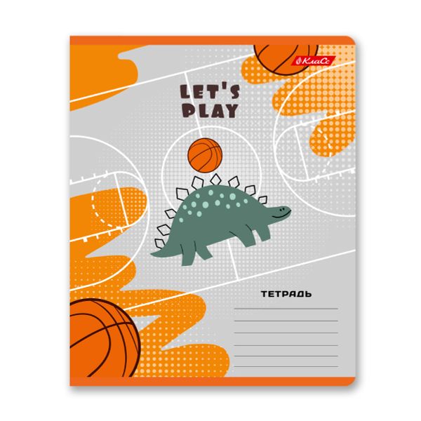 Тетрадь ученическая школьная, A5+ 18 л. на скобе 65 г/м², белизна 100%, 20 шт, клетка, 000709 Давайте играть !, Светоч 18ТЕТк-001