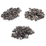 Кнопка Альфа (S-образная) ⌀15.0 мм, 3 части (без шляпы), сталь, чер.никель, 720 шт