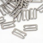 Крючки для купальника металл 15.0 мм, никель, 915.SW, 100 шт