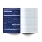 Тетрадь со справочным материалом Золотые главы, тисн.золот.фольгой, A5 48 л. на скобе 65 г/м², белизна 100% 10 шт клетка, 01851 Золотые главы Геометрия, Светоч Т286