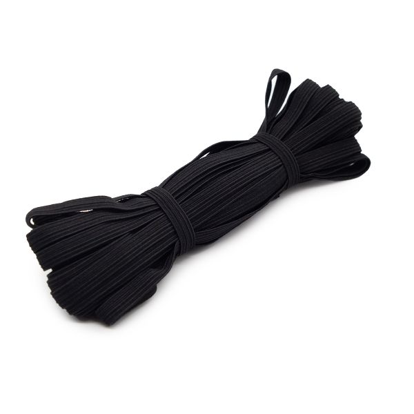Резинка бельевая (стандартная) 8.0 мм / 10х10 метров, С907/1, черный