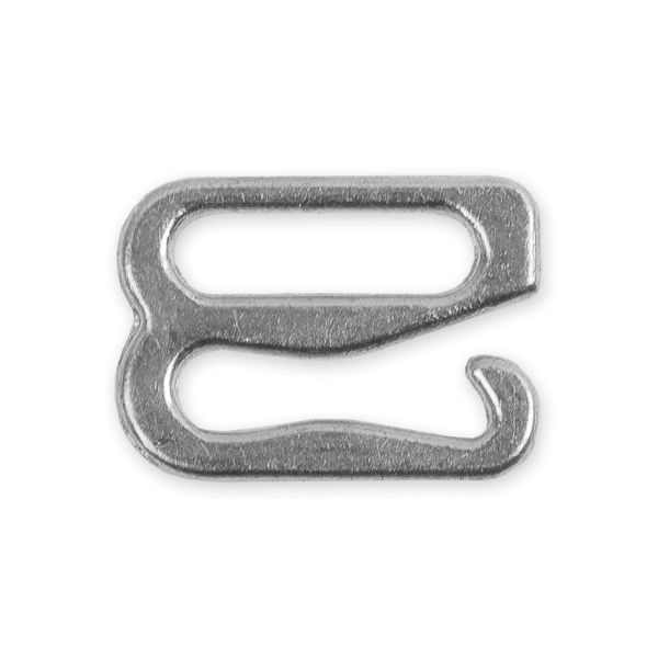 Крючки для бюстгальтера металл 8.0 мм, 50 шт, никель, Blitz HPK-8