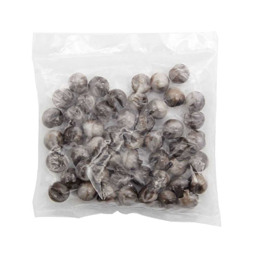 Пуговицы на ножке под камень из смолы 11мм (гранит), 100 шт