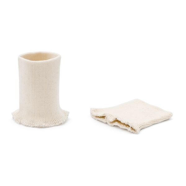 Манжеты трикотажные 8.0х9.5 см, 1 пара, средней плотности 14 кл, 1х1, средней плотности, 8015 св.бежевый