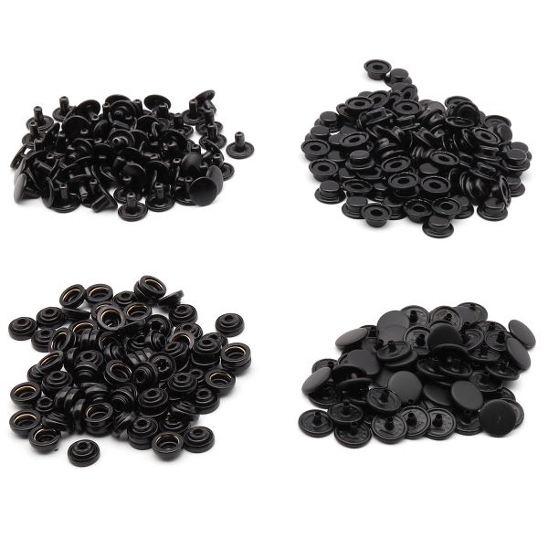 Кнопка Дельта (O-образная) ⌀15/12 мм, ≈720 шт, МЕТАЛЛ, оксид, NEW STAR