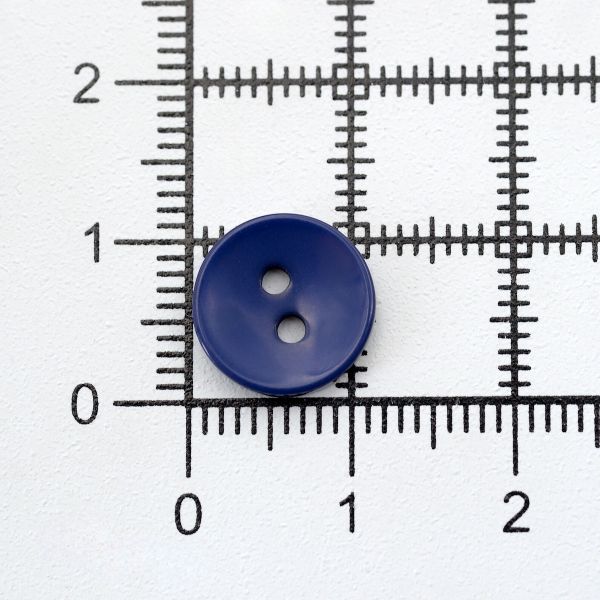 Пуговицы 2 прокола 18L, 11 мм, (Blue2 (синий2)), NE74, 144 шт