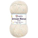 Пряжа Astra Premium (Астра Премиум) Детская мягкая цветная / уп.4 мот. по 50 г, 150 м, 03 принт