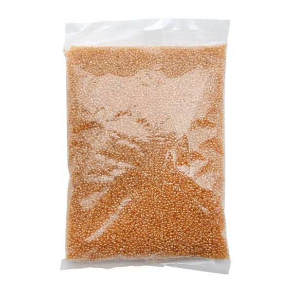 Бисер Astra&Craft 11/0 (2.1 мм), 500 г, цв. M902 св. золотой/прозрачный, матовый