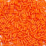 Стеклярус Astra&Craft 5 мм, 150 г (10х15 г), цв. 50 оранжевый/непрозрачный