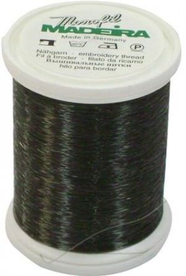 Нитки для потайного шва Madeira Monofil №60, 1000 м, цв. черный, 5 катушек, 9763