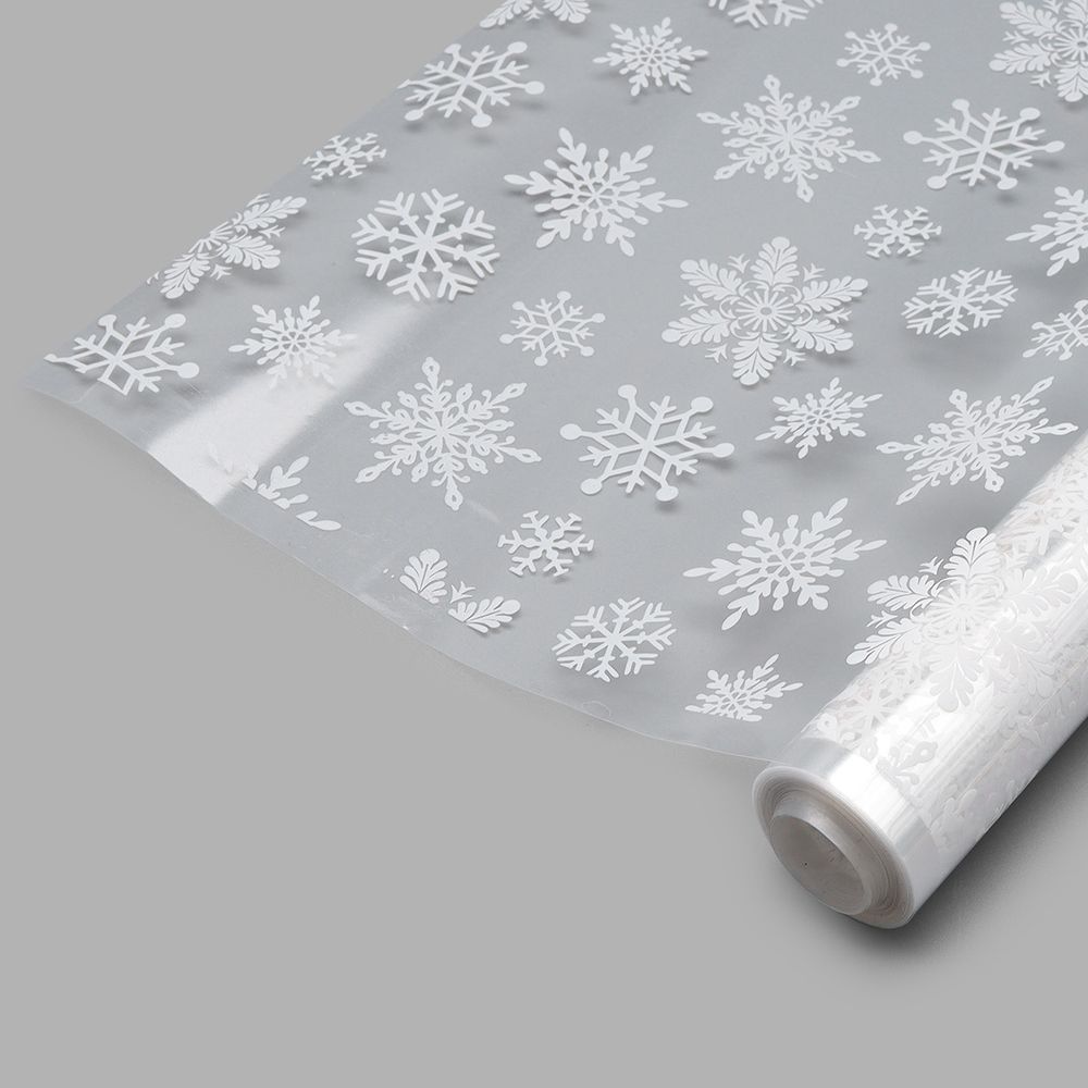Пленка Снежинка 70 см / 10 ярдов ±5%, белая