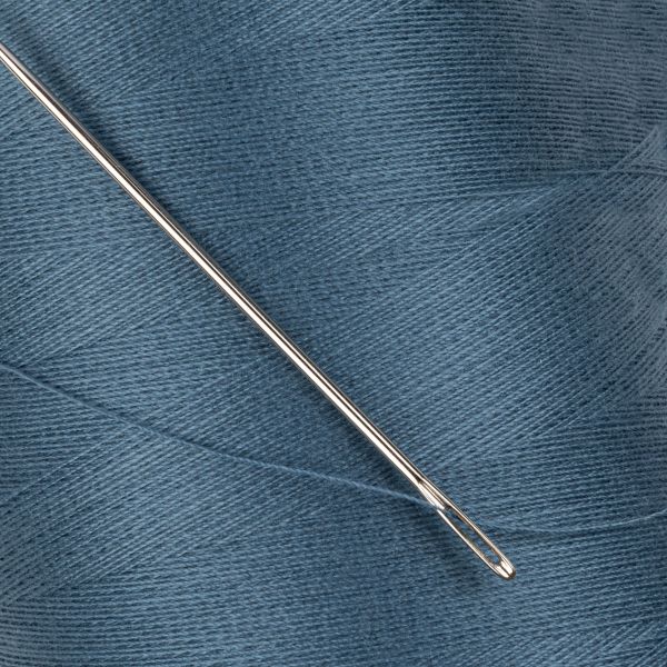 Нитки универсальные Nitka 40/2, 4570 м (5000 ярд) / 1 кат., 313 серо-синий