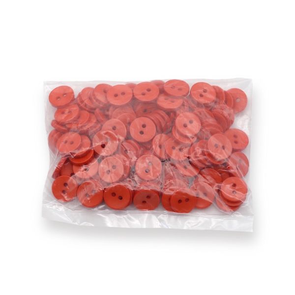 Пуговицы 2 прокола 18L, 11 мм, (Orange2 (оранжевый2)), NE74, 144 шт