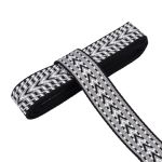 Стропа (ременная лента) 38 мм / 3 метра, [41.33 г/пог.м], с принтом, T0809 серый/белый/черный, 3Al362