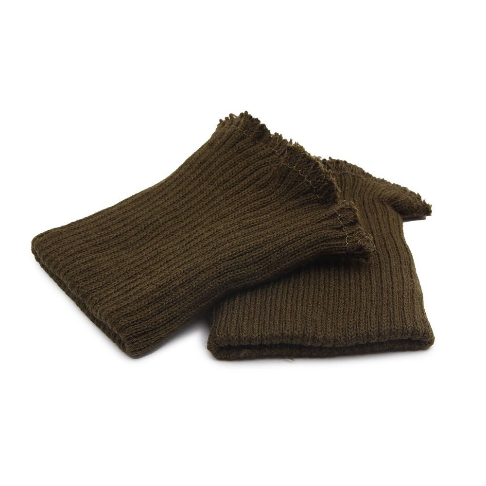 Манжеты трикотажные 7.0х9.5 см, 1 пара, средней плотности 14 кл, 2х2, В-19 хаки