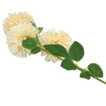 Цветы искусственные Хризантема, 66см, D Кремовый